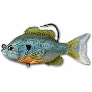 Swimbait Live Target Sunfish Swimbait, Natural/Blue Pumpkinseed, 9cm, 14g imagine