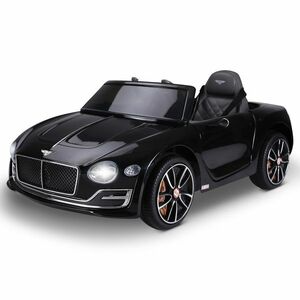 HOMCOM Mașină Electrică pentru Copii cu 2 Portiere, Bentley, Conducere manuală sau cu Telecomandă 108x60x43 cm, Negru | Aosom Romania imagine