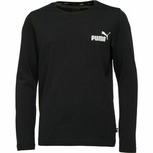 Puma ESS NO.1 LOGO LS TEE B Tricou sport copii, negru, mărime imagine