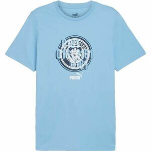 Puma MANCHESTER CITY FC FOTBAL CULTURE TEE Tricou pentru bărbați, albastru deschis, mărime imagine