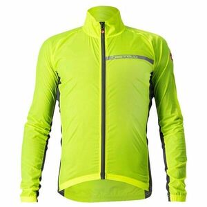 Castelli SQUADRA STRETCH Geacă ciclism bărbați, neon reflectorizant, mărime imagine