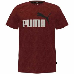 Puma ESS + 2 COL LOGO TEE Tricou de băieți, roșu, mărime imagine