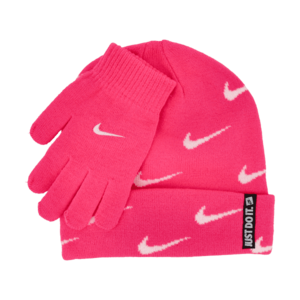 SWOOSH REPEAT BEANIE SET imagine