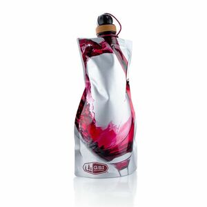 GSI Outdoors Carafă pliabilă pentru vin roșu Carafă pentru vin cu capac moale 750 ml imagine