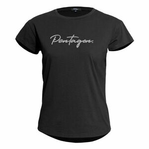 Pentagon tricou scurt pentru femei Whisper "Calligraphy", negru imagine