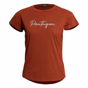 Pentagon tricou scurt pentru femei Whisper "Calligraphy", Maroon Red imagine