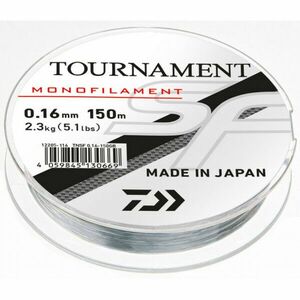 Fir Monofilament Daiwa Tournament SF, gri, 300m (Diametru fir: 0.18 mm) imagine