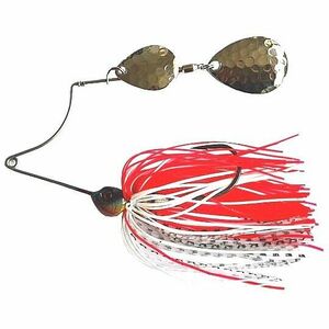 Micro Spinnerbait Berti Shallow Killer, culoare alb-negru-rosu, 7g imagine