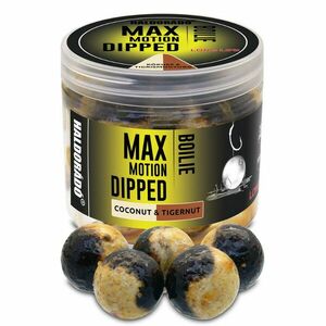 Boilies Haldorado Max Motion Boilie Dipped, 20mm, 100g (Aroma: Black Squid) imagine