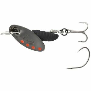 Lingurita Rotativa Savage Gear Spinner Grub Sinking Nr.0, Black Red Black, 2.2g imagine