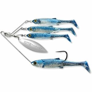 Spinnerbait Live Target BaitBall Spinner Rig Large, Blue/Silver, 14g imagine