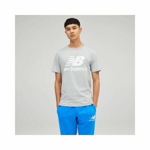 Essentials Stacked Logo Tee imagine