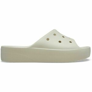 Crocs CLASSIC PLATFORM SLIDE Papuci femei, bej, mărime 41/42 imagine