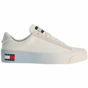 Tommy Hilfiger TOMMY JEANS LEATHER V.FLATFORM Încălțăminte casual femei, alb, mărime imagine