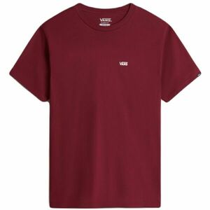 Vans MN LEFT CHEST LOGO TEE Tricou de bărbați, vișiniu, mărime imagine