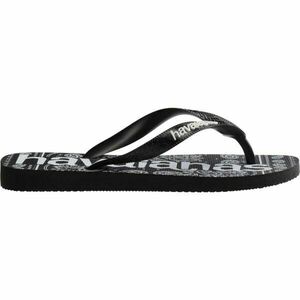 HAVAIANAS TOP LOGO MANIA FASHION Șlapi unisex, negru, mărime 43/44 imagine