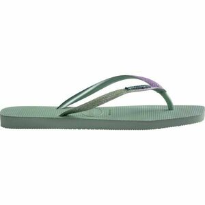 HAVAIANAS SQUARE GLITTER Șlapi pentru femei, verde deschis, mărime 37/38 imagine