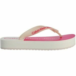 Calvin Klein BEACH SANDAL FLATFORM Șlapi de damă, alb, mărime imagine