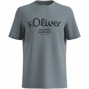 s.Oliver LOGO T-NOOS Tricou bărbați, gri închis, mărime imagine