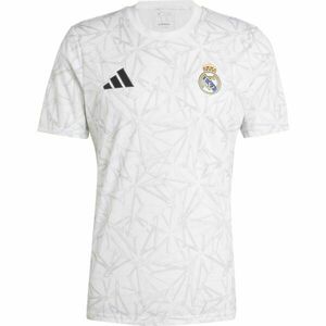 adidas REAL MADRID PRE-MATCH Tricou fotbal bărbați, alb, mărime imagine