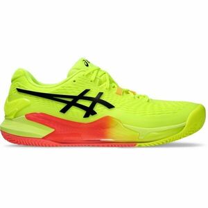 ASICS GEL-RESOLUTION 9 CLAY PARIS Încălțăminte de tenis bărbați, neon reflectorizant, mărime 44.5 imagine