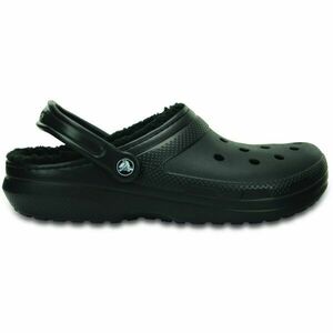 Crocs CLASSIC FUZZ LINED CLOG Saboți femei, negru, mărime 37/38 imagine