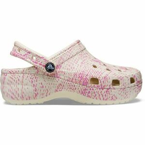 Crocs CLASSIC PLATFORM SNAKEPRINT CLOG W Saboți femei, bej, mărime 37/38 imagine