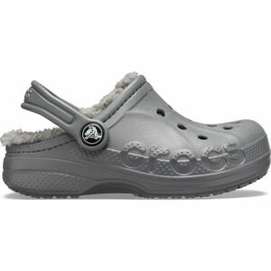 Crocs BAYA LINED CLOG K Saboți pentru copii, gri, mărime 32/33 imagine