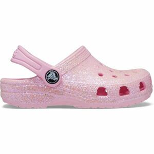 Crocs CLASSIC GLITTER CLOG T Saboți pentru copii, roz, mărime 24/25 imagine