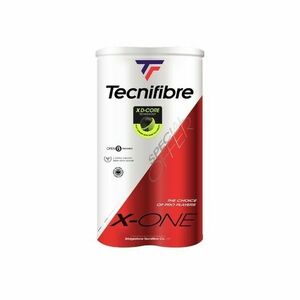 TECNIFIBRE X-ONE BIPACK 2 x 4 PCS Pachet dublu de mingi de tenis, galben, mărime imagine