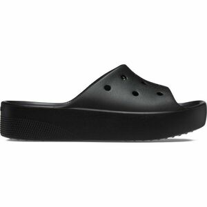 Crocs CLASSIC PLATFORM SLIDE Papuci femei, negru, mărime 41/42 imagine