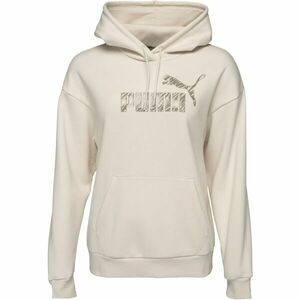 Puma ESS+ ANIMAL AOP HOODIE Hanorac cu glugă damă, bej, mărime imagine