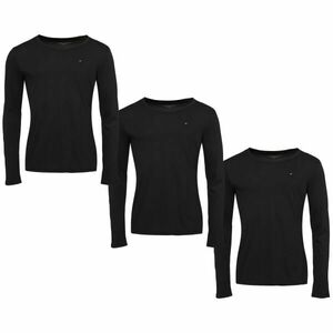 Tommy Hilfiger ESSENTIALS 3P LS Tricou pentru bărbați, negru, mărime imagine