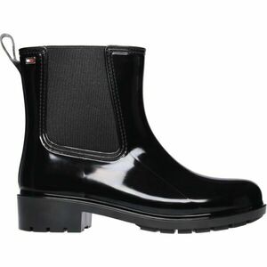 Tommy Hilfiger FLAG RAINBOOT Cizme de cauciuc pentru femei, negru, mărime imagine