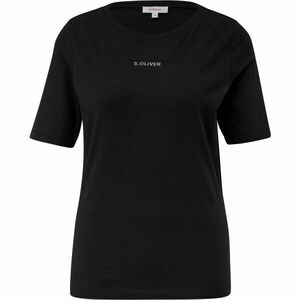 s.Oliver RL T-SHIRT NOOS Tricou de damă, negru, mărime imagine