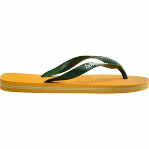 HAVAIANAS BRASIL LOGO Șlapi unisex, galben, mărime 43/44 imagine