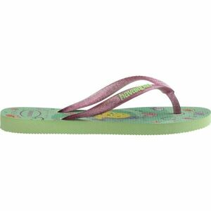 HAVAIANAS KIDS SLIM PRINCESS Șlapi fete, verde deschis, mărime 37/38 imagine