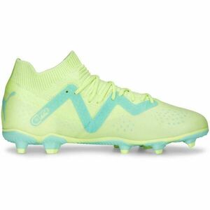 Puma FUTURE MATCH FG/AG JR Ghete de fotbal copii, verde deschis, mărime 29 imagine