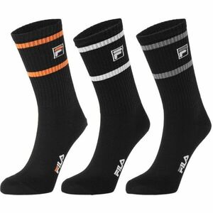 Fila MAN NORMAL SOCKS LIFESTYLE 3 PAIRS PACK Șosete bărbați, negru, mărime imagine