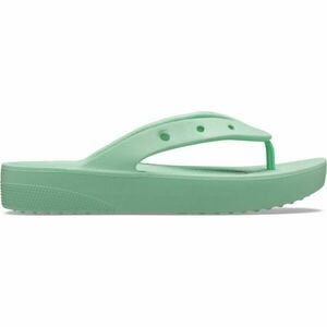 Crocs CLASSIC CROCS FLIP Șlapi de damă, verde deschis, mărime 36/37 imagine