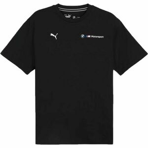 Puma BMW M MOTORSPORT ESSENTIALS+ LOGO TEE Tricou de bărbați, negru, mărime imagine