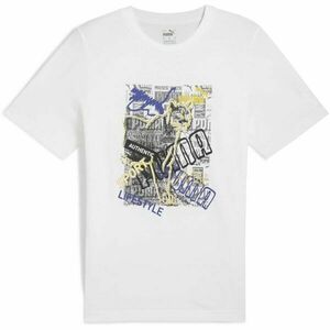 Puma GRAPHICS PHOTOPRINT TEE Tricou bărbați, alb, mărime imagine