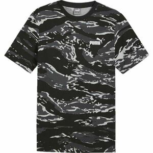 Puma ESSENTIALS + CAMO AOP TEE Tricou pentru bărbați, negru, mărime imagine