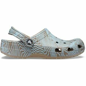 Crocs CLASSIC TOPOGRAPHIC CLOG Saboți unisex, kaki, mărime 42/43 imagine