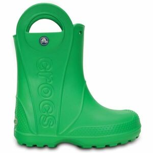 Crocs HANDLE IT RAIN BOOT KIDS Cizme de cauciuc copii, verde, mărime 33/34 imagine