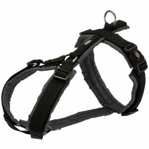 TRIXIE PREMIUM DOG HARNESS S-M Ham de trekking pentru câine, negru, mărime imagine