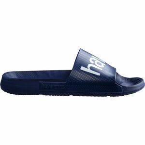 HAVAIANAS SLIDE CLASSIC LOGO MANIA Șlapi unisex, albastru închis, mărime 39/40 imagine