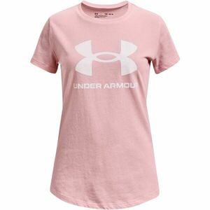 Under Armour LIVE SPORTSTYLE GRAPHIC SS Tricou fete, roz, mărime imagine