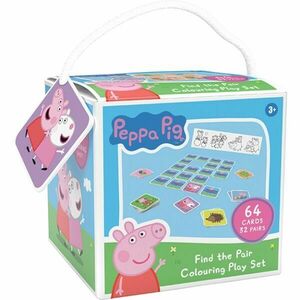 PRASÁTKO PEPPA COLOURING PLAY SET Pexeso, mix, mărime imagine