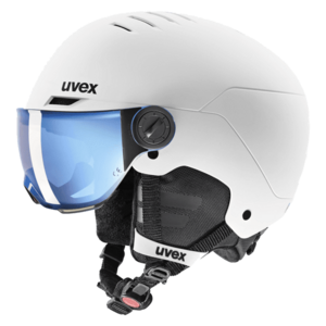 UVEX ROCKET JR VISOR WHITE-BLACK imagine